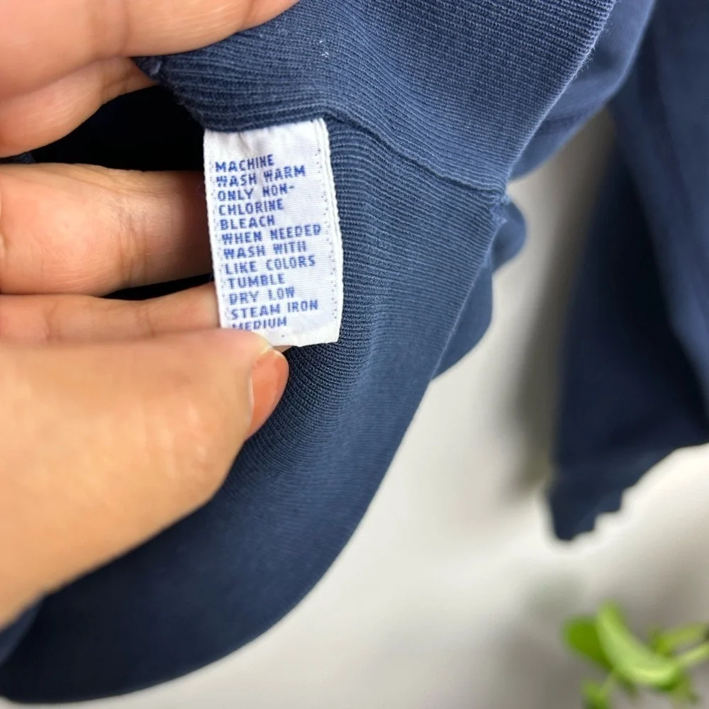 Vtg 90s Polo by Ralph Lauren Blue tag Fleece long Sleeve pullover sweater size M